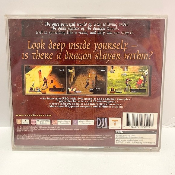 3 Vintage PS2 Ps1 Gems Call of Duty 2 Dangerous Hunts Dark Stone Untested - Picture 7 of 8